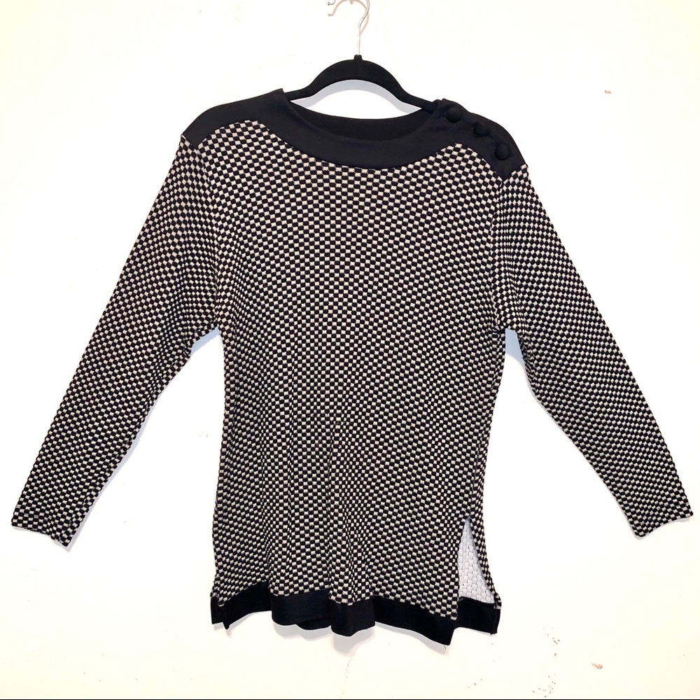 Justin B. Jones Vintage Checked Top
